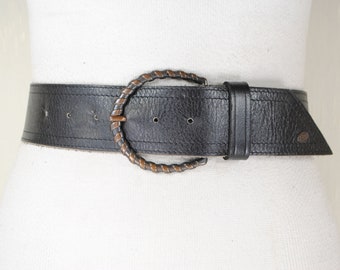 XFSRG Damen Gürtel Lederoptik - Taillengürtel Mit Breiter Schnalle 3,8cm