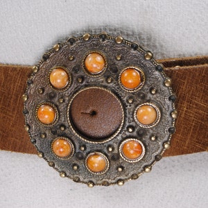 Orange Rhinestone Belt - Etsy