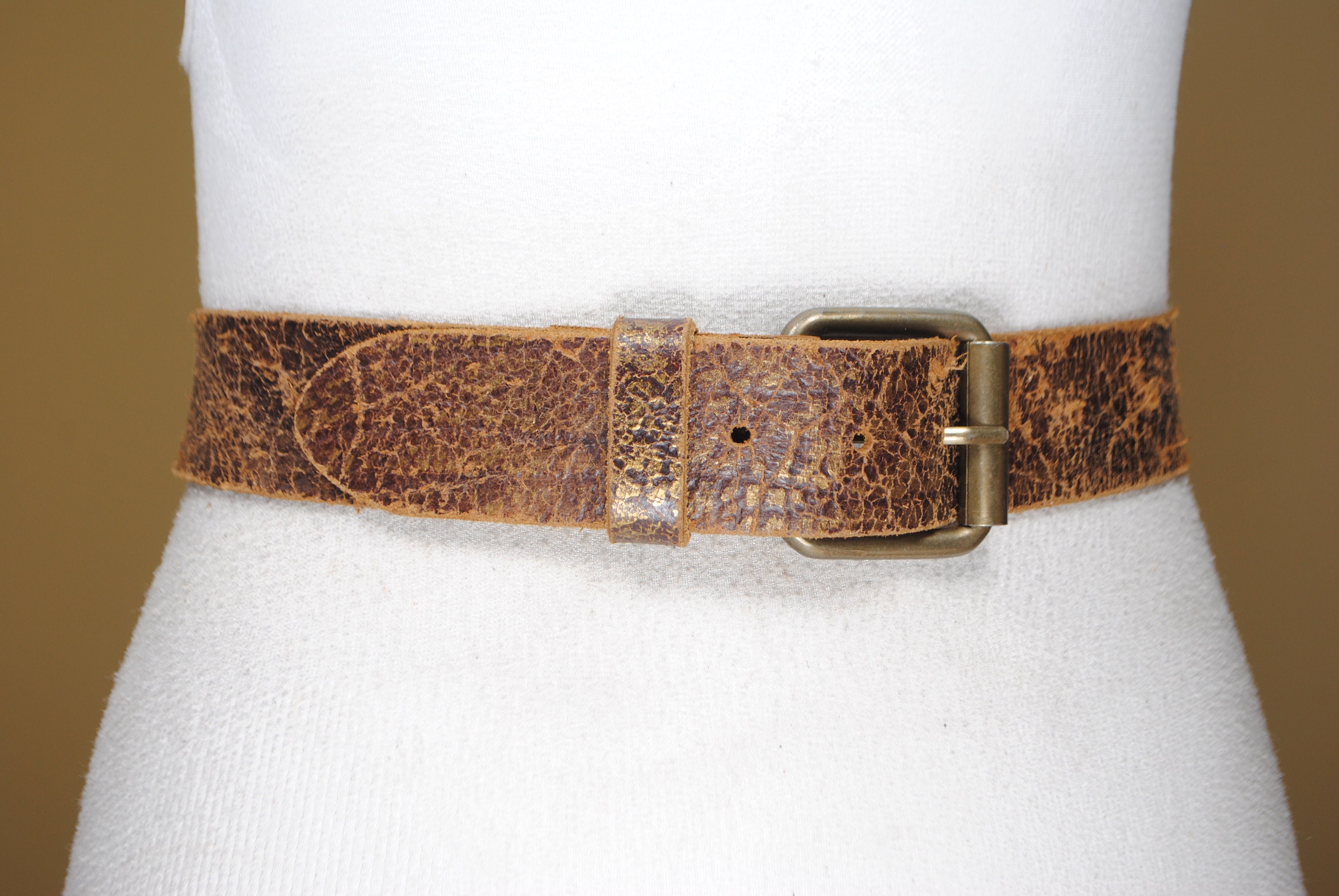 値下げしました。バーンズ　ギャリソンベルト　34インチ 1-3/4″ Garrison Medium Brown | BELT & BUCKLE | FUNNY