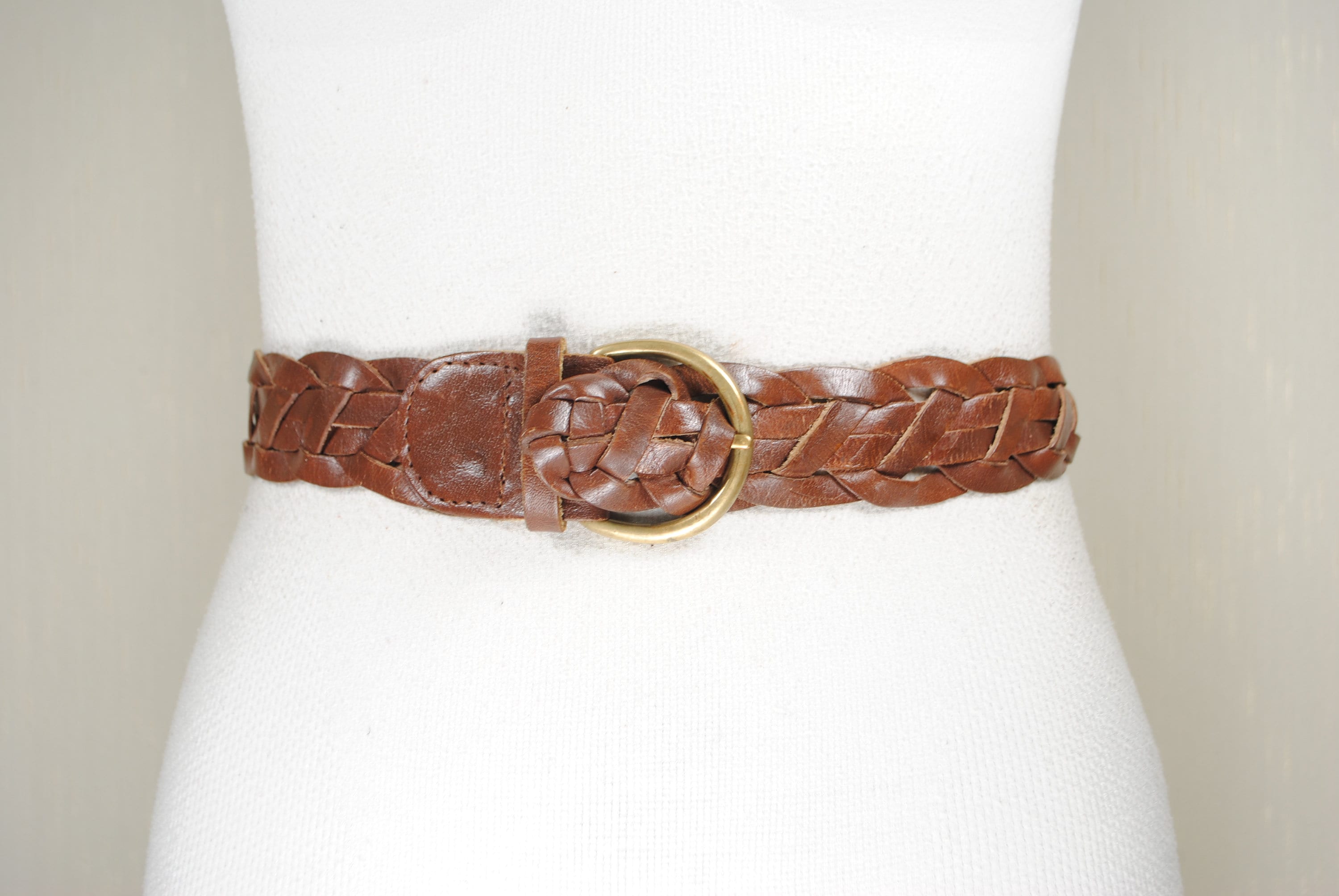 2324 Brown Belt For Women With Gold Buckle Waist SUOSDEY 2 Pack Women Skinny Belt Thin Waist Belt Black Brown  main image 4