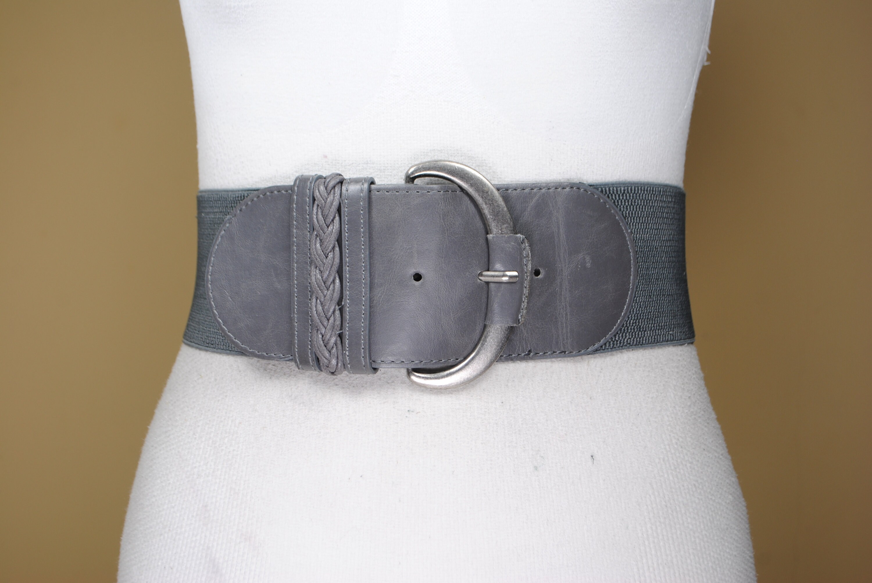 Women Cinch Belt Stretch Elegant Engraving Elastic Waist Belt 