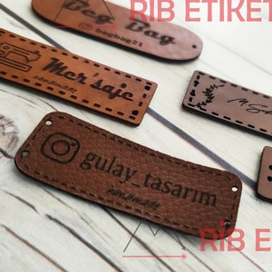 Custom Leather Tags  Personalized Leather Tags