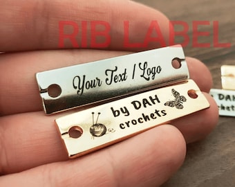 Custom Metal Tag, Personalized Quilting, Handmade Blanket Label