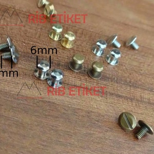 Chicago Screws Cap head diameter 6 mm, Screw height 5 mm