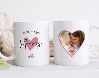 Personalised Mummy Mug, Mothers day mug, Mothers day gift, Mummy Photo Mug, Mug for Mum, Gift for Mums birthday, Children and mum Photo mug