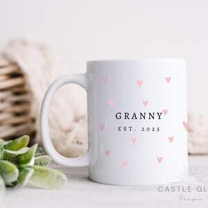 Personalised Grandparents Mug, New Grandparents Gifts, New Nanny and Grampy Gift, Gifts for new Grandparents, New Baby Gift for Grandparents afbeelding 4