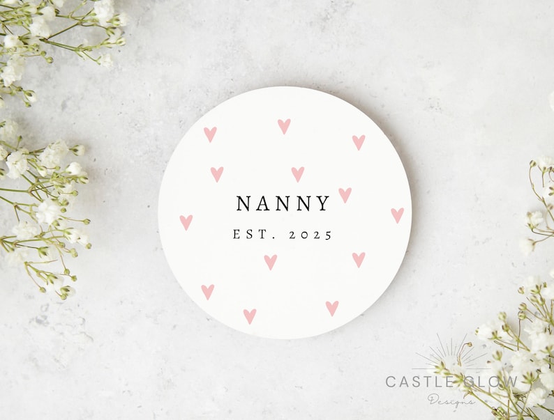 Personalised Grandparents Mug, New Grandparents Gifts, New Nanny and Grampy Gift, Gifts for new Grandparents, New Baby Gift for Grandparents afbeelding 8