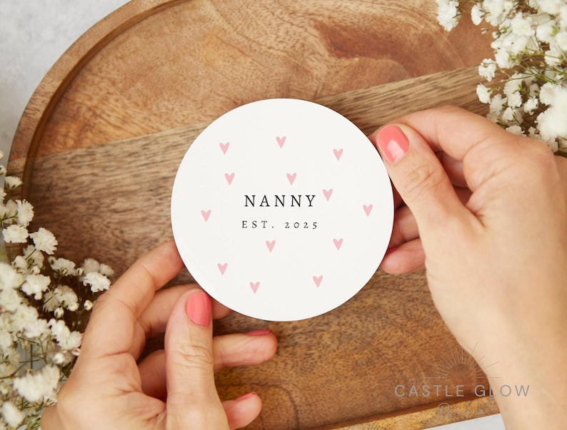 Personalised Grandparents Mug, New Grandparents Gifts, New Nanny and Grampy Gift, Gifts for new Grandparents, New Baby Gift for Grandparents afbeelding 6