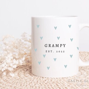 Personalised Grandparents Mug, New Grandparents Gifts, New Nanny and Grampy Gift, Gifts for new Grandparents, New Baby Gift for Grandparents afbeelding 2