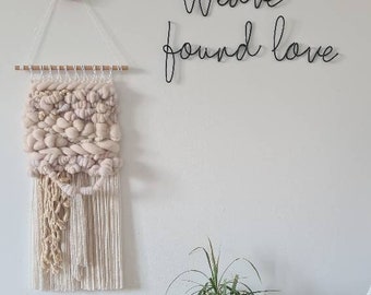Woven wall hanging - Weaving - Weave - Wall hanging - Woven art - Wall art - Tapestry - Large - Neutral with Texture