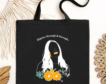 Filipina Through & Through Confident Pinay Tote - Proud Filipino Everyday Bag, Gift For Family