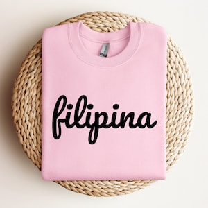 Filipino Sweatshirt: Proud Filipina Pinay Pride Crewneck Philippines Clothing