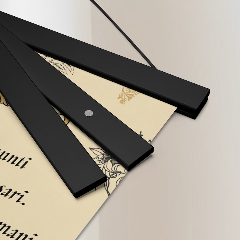 Details of the wood hanger