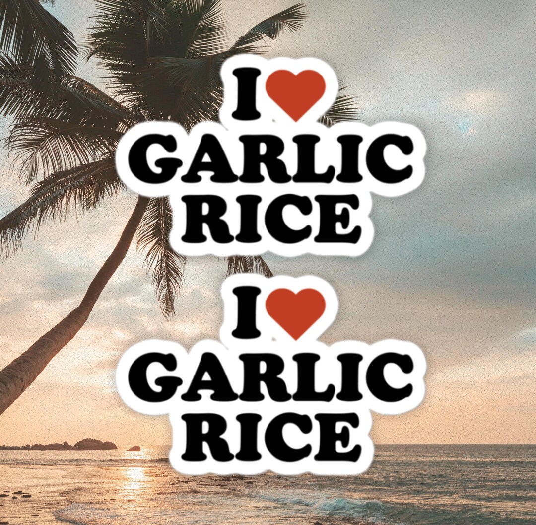 Philippines Love Garlic Rice Vinyl Sticker, Filipino Gifts, Proud Pinoy ...