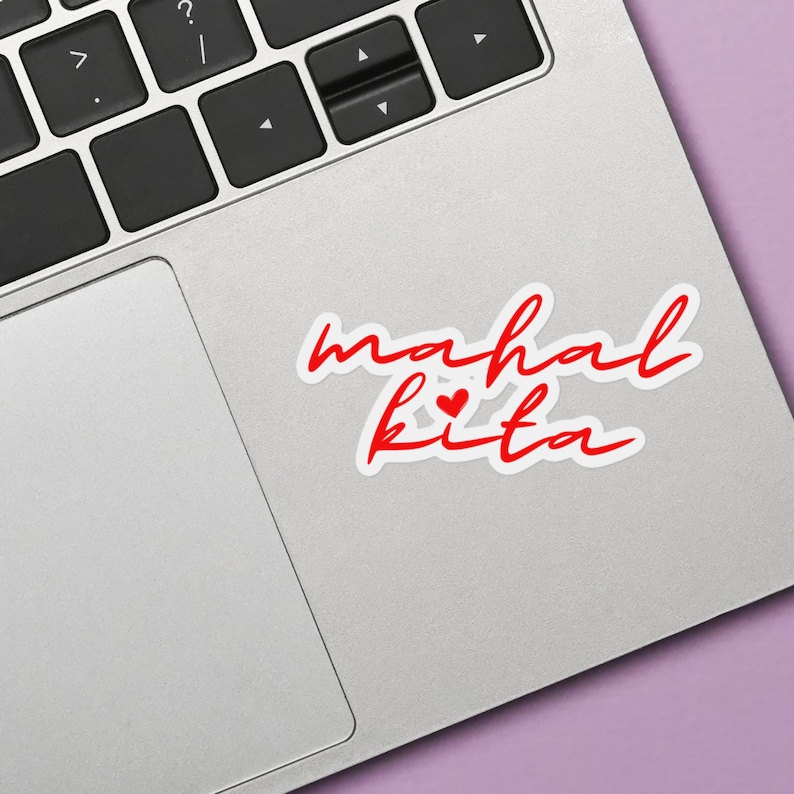 Filipino Stickers Mahal Kita Love You Cute Tagalog Sticker, Funny Pinoy