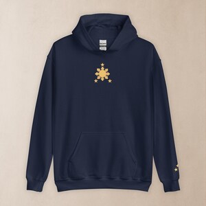 Aapi Clothes Filipino Stars & Sun Embroidered Hoodie - AAPI Heritage Pinoy Pride ...