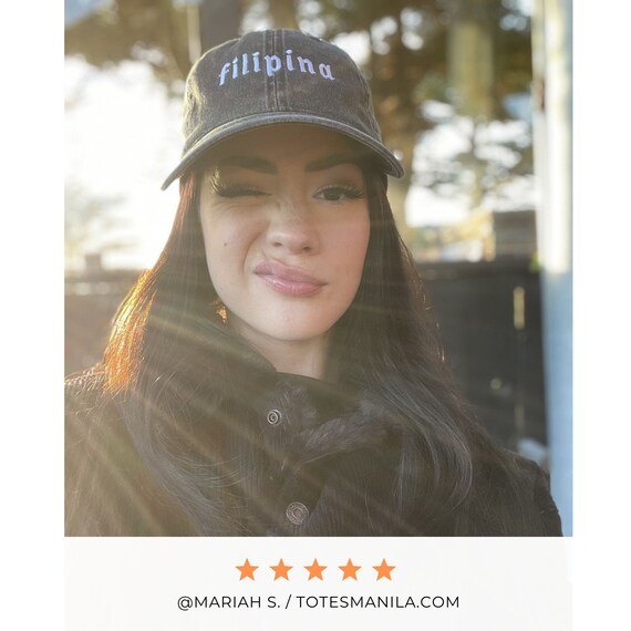 Filipina Pinoy Hat Filipino Cap Tagalog Gift Pilipina Hat