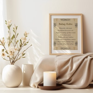 Poster in a frame