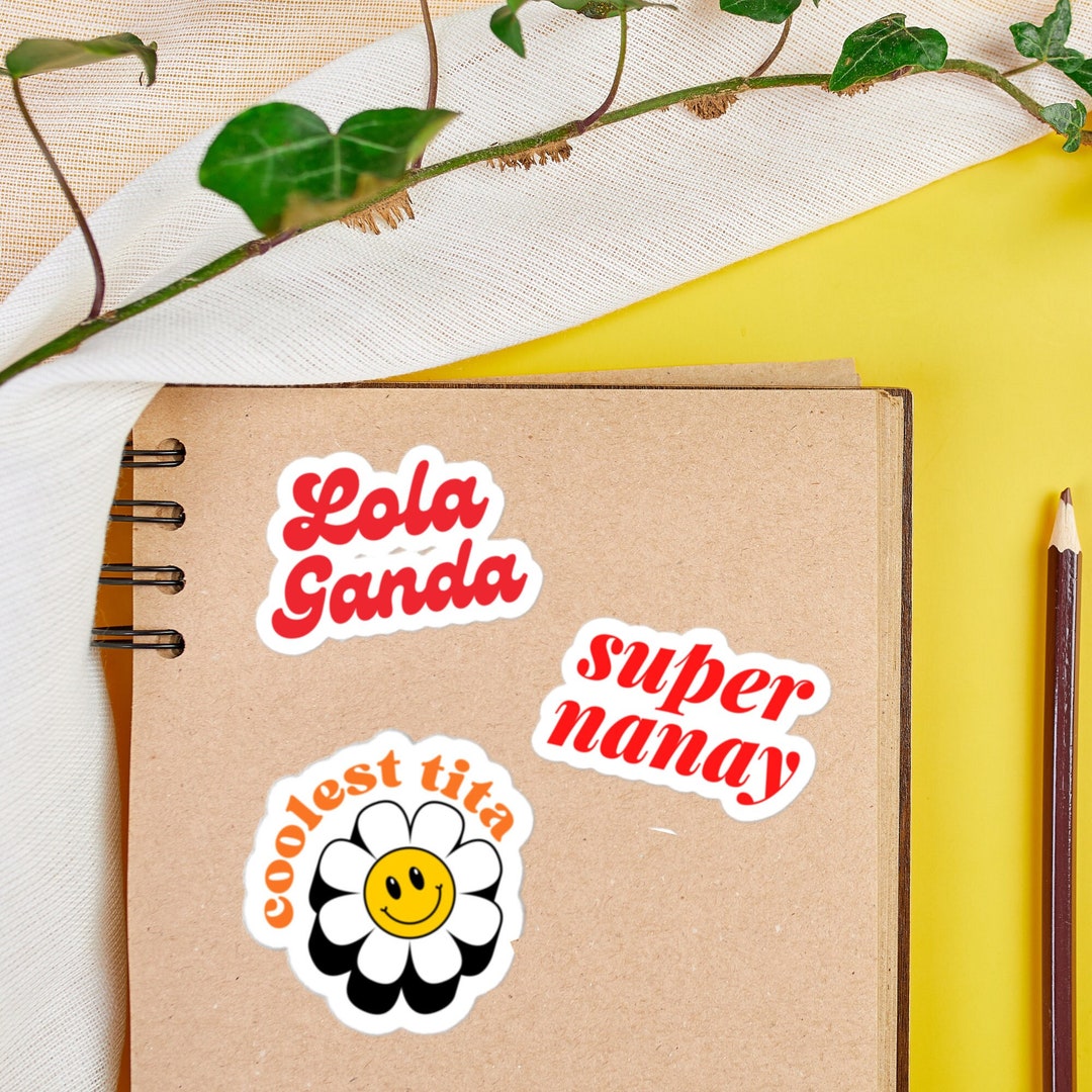 Filipino Tagalog Stickers Lolo Lola Nanay Tatay Tita Tito Etsy