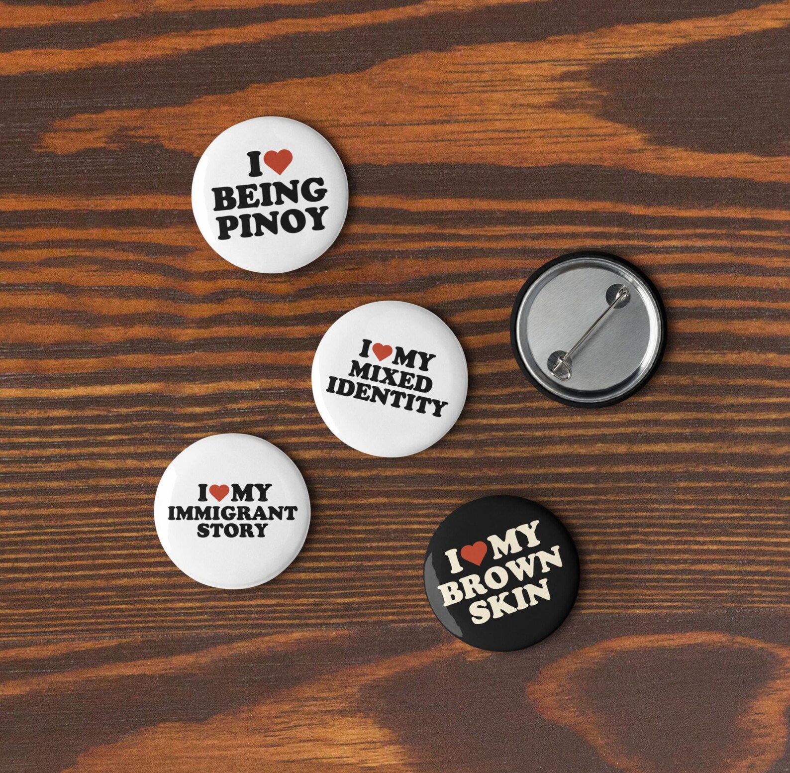 Proud Pinoy Pin Button, Filipino Decal Backpack Badge, Tote Bag Denim ...