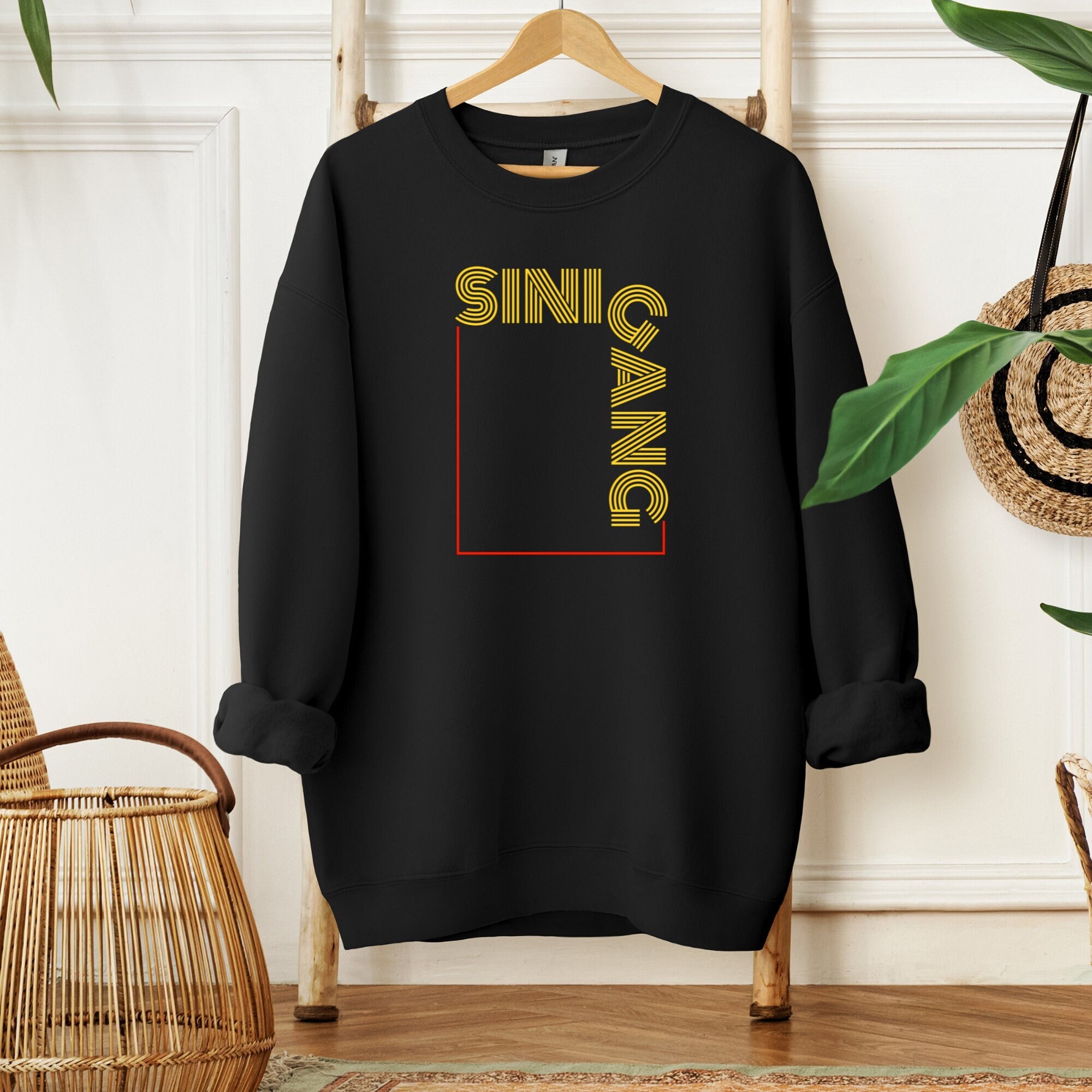 Filipino Sweatshirt: Sinigang Gang Pinoy Food Crewneck Foodie Gift Philippines Shirt