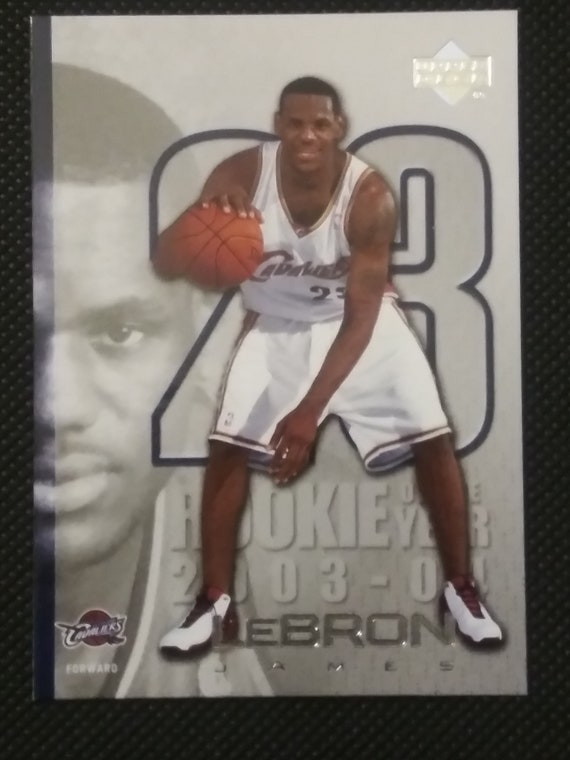 UD Lebron James rookie year card