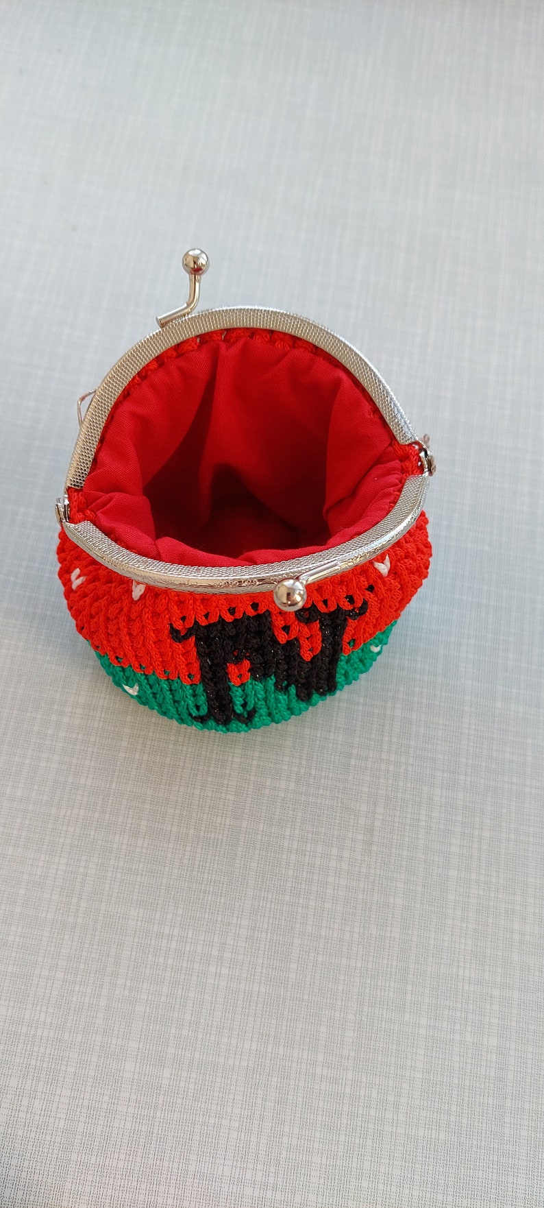 Handmade Macrame Mini Pouch image 2