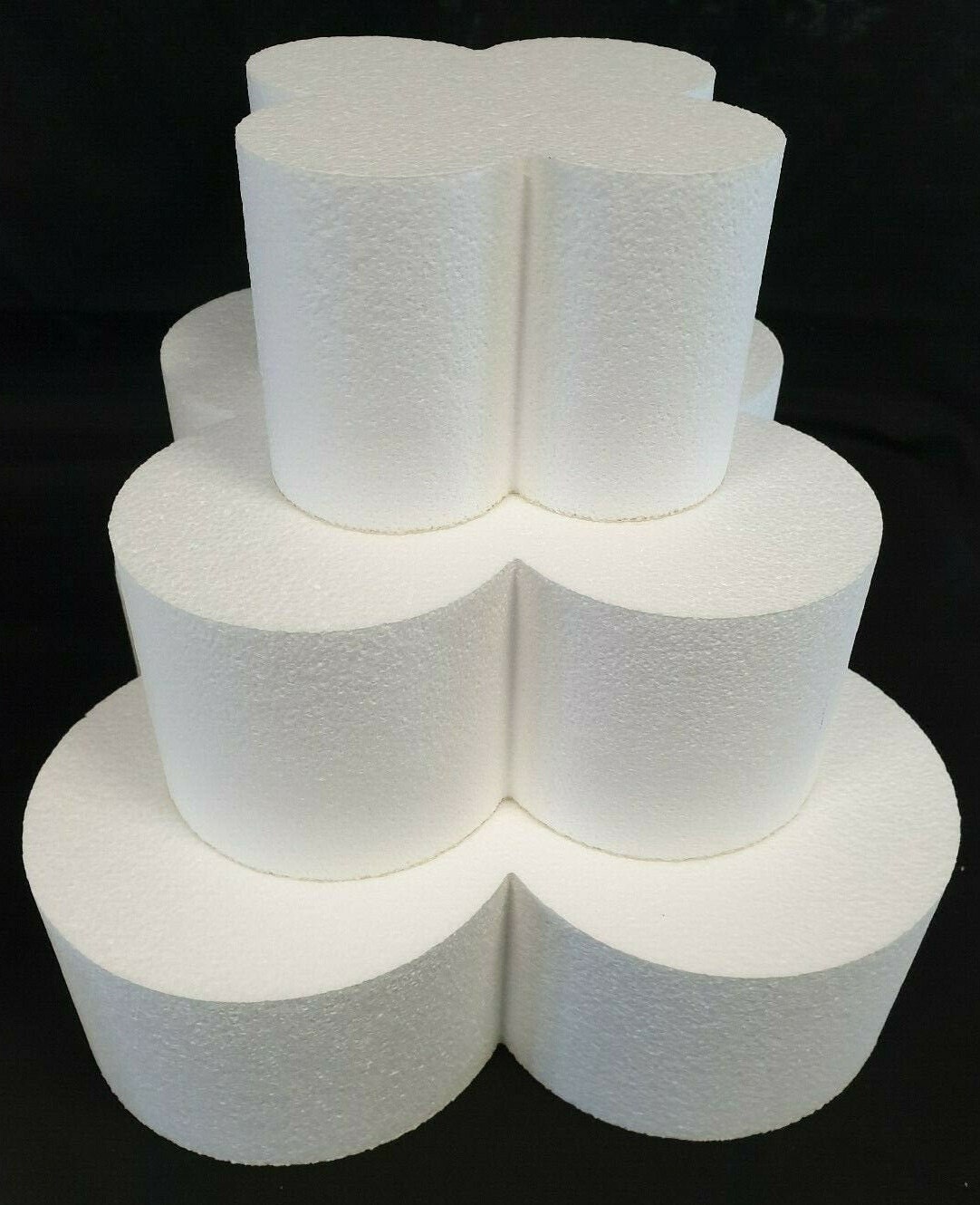 Polystyrene Cake Dummies in Quarterfoil Shape Styrofoam Etsy