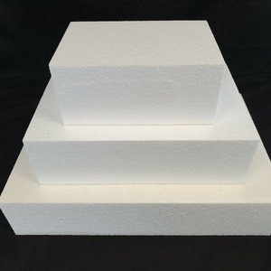 Cake Dummy Straight Edge Polystyrene – Rectangle