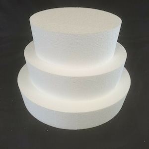 Polystyrene Cake Dummy, various size, depth and shape - Oval