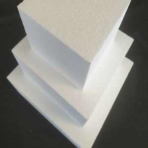 Polystyrene Cake Dummy, various size, depth and shape - Diamond