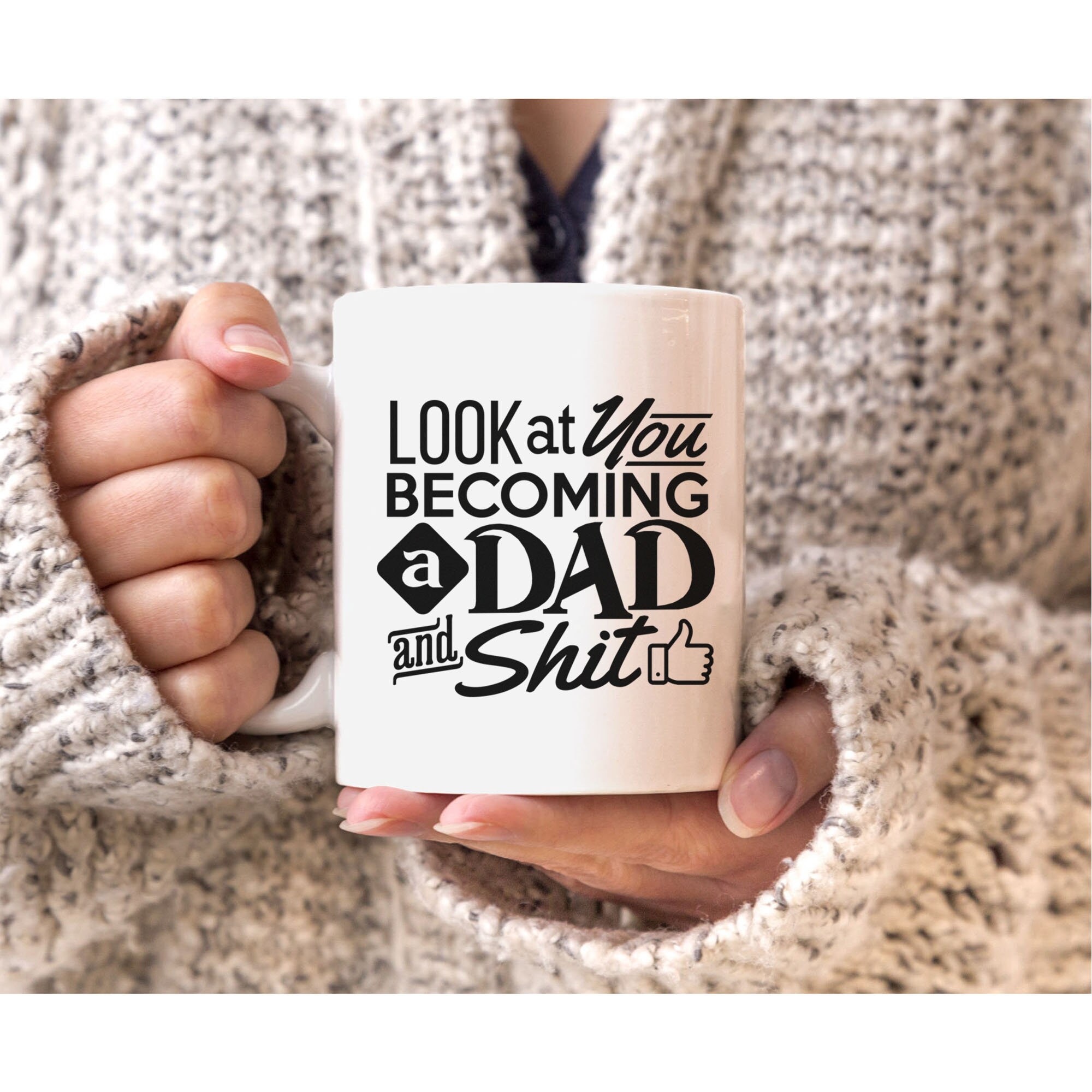 New dad gift future dad mug first fathers day future dad Etsy