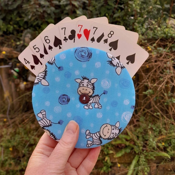 Children’s playing cards holder. Helping hands. Card Assist. Can be personalised