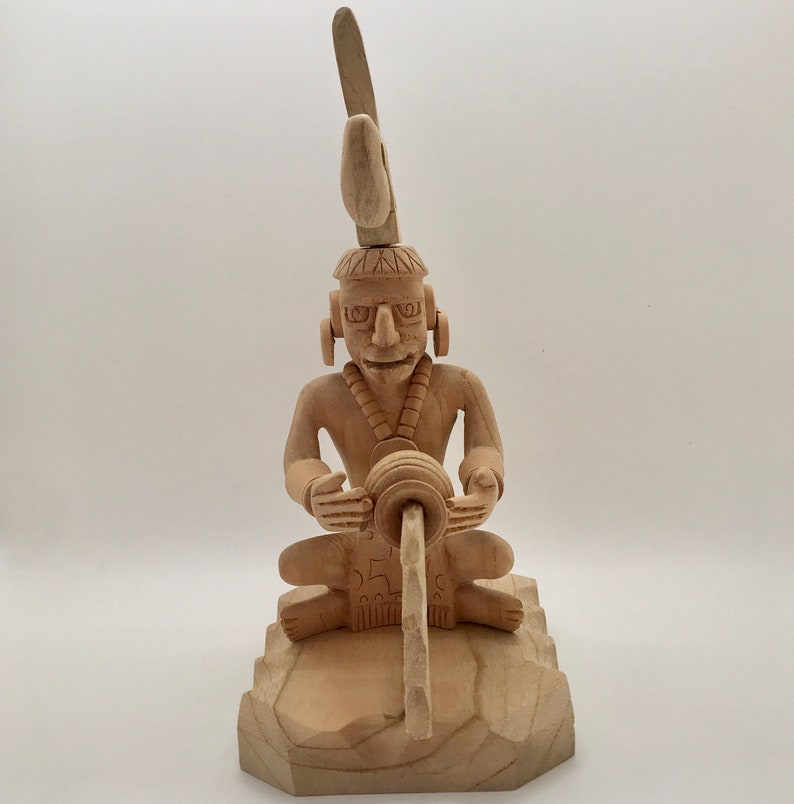 Chaac dieu maya de la pluie statue sculptée à la main Etsy France Chaac dieu maya de la pluie statue sculptée à la main Etsy France