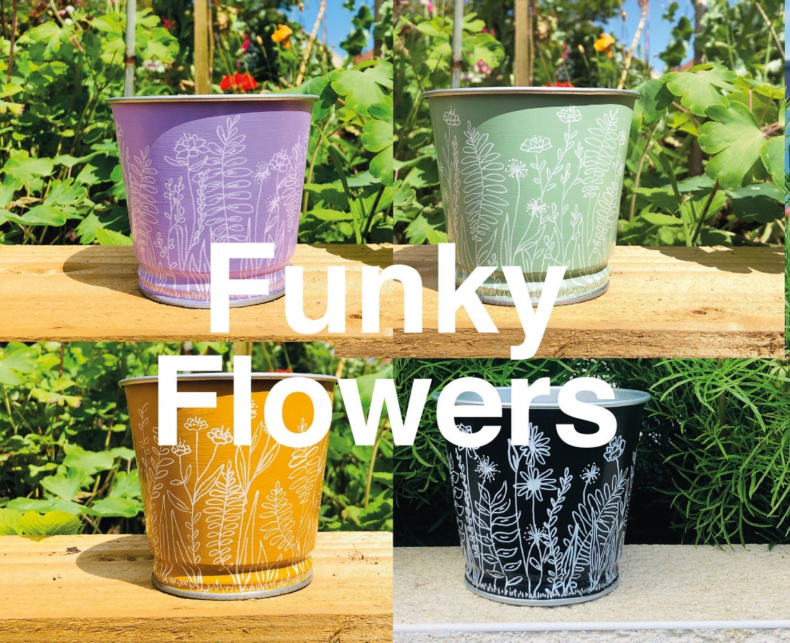 ANY 3 PLANT POTS mix and match Etsy