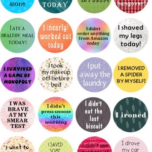 Positive Sticker Sheet, Planner Stickers, Positive Attitude, Positive  Quotes, Adult Stickers, Daily Reminder Sticker Sheet, Reward Stickers