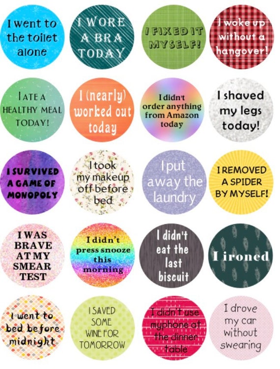 10 Sticker Pack. Motivational Stickers. Adult Stickers. Planner