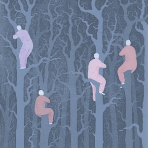 Untitled - original linocut
