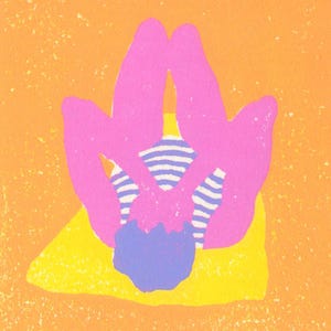 Untitled - original linocut