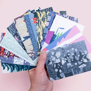 Set of 11 postcards image 1