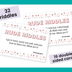 Rude Riddles, Hen Party Games, Game for Your Bridal Shower ...