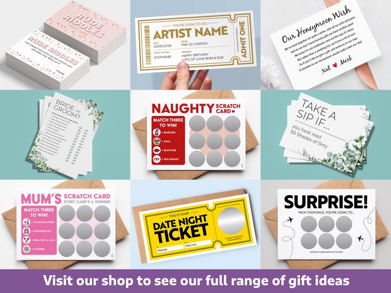 Rude Riddles: Hen Party Game, 32 Fun Cards image 6