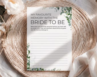 Eucalyptus Hen Party Games | Hen Do Games | Bachelorette Party & Bridal Shower Activities For Bride To Be