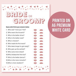 Junggesellinnenabschiedsspiel, Braut oder Bräutigam, Mr und Mrs-Spiel, Brautparty-Spiele, Mr oder Mrs, lustiges Junggesellinnenabschiedsspiel, Dirty Rude Hen Do-Spiel, HPG007