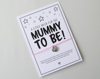 Mummy to Be Wish Bracelet | New Mum Gift | Gift From Mum To Daughter | Handmade Bracelet