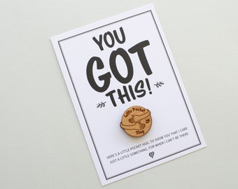 religious best wishes for new job Personalised Pocket Hug, New Job Gift, You Got This, First Day of a New Job, New Company, Best Friend Hug | Worry Gift | Anxiety