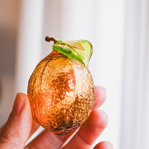 Vibrant Murano Glass Fruit Collection: 7 Miniature Colorful Blown Art Pieces for Home Decor