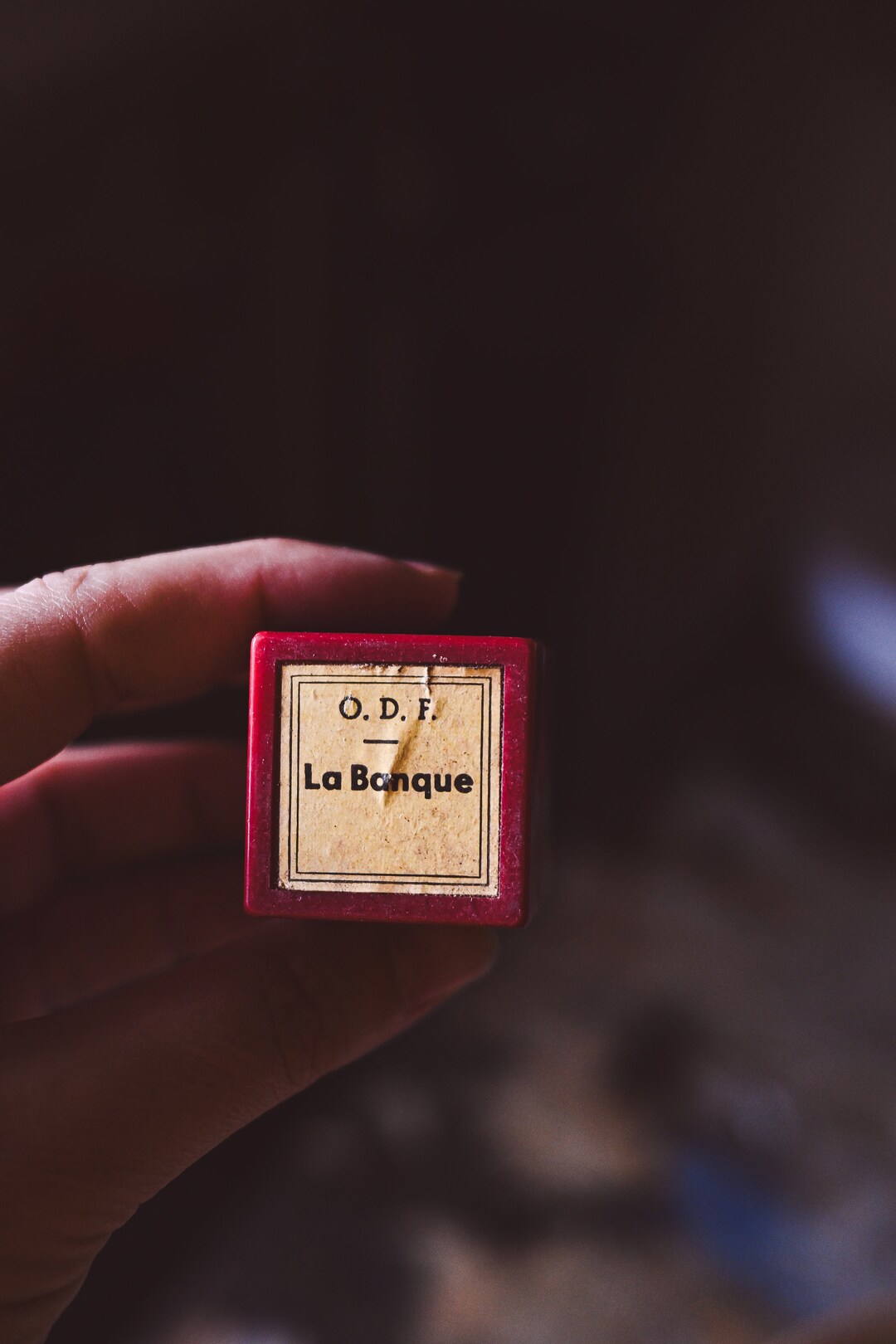 Vintage Credit Lyonnais Banking Film Reel in Red Bakelite Box - Retro ...