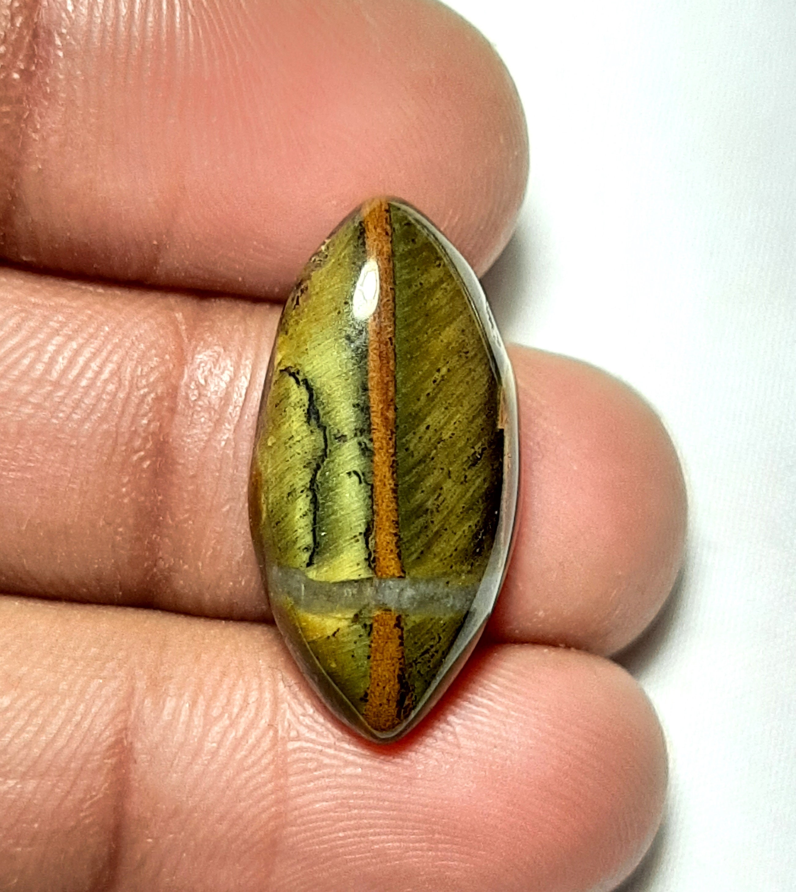 NATURAL TIGER Gemstone 11.30 Carat Etsy