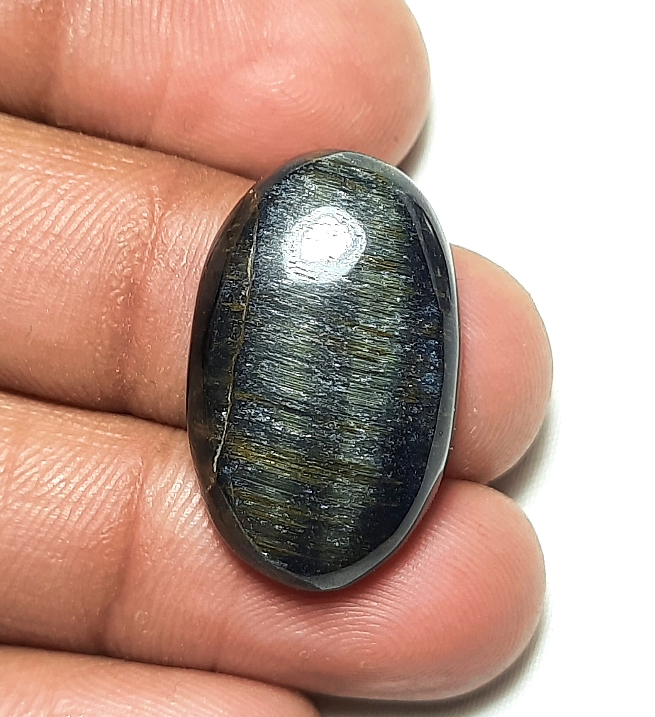 NATURAL BLACK TIGER Gemstone 18.90 Carat Etsy